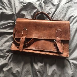NWOT artisan Spanish leather satchel